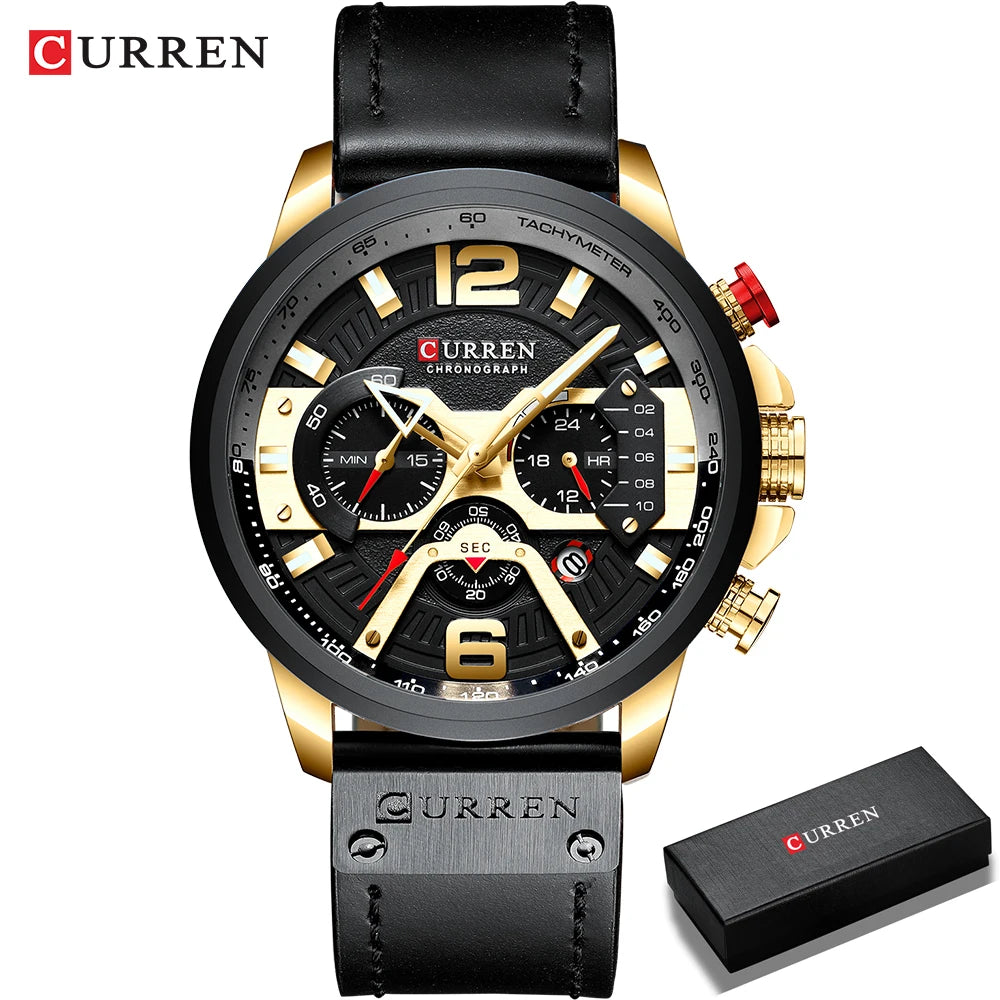 Relógio Masculino Curren 8329 — Cronógrafo