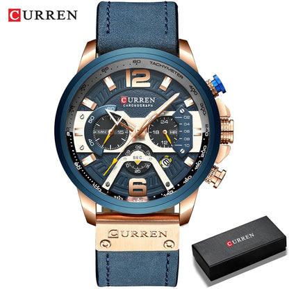 Relógio Masculino Curren 8329 — Cronógrafo