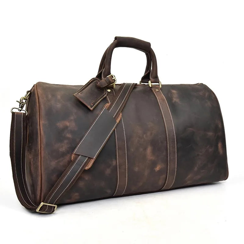 Bolsa masculina em couro legítimo