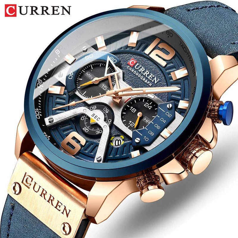 Relógio Masculino Curren 8329 — Cronógrafo