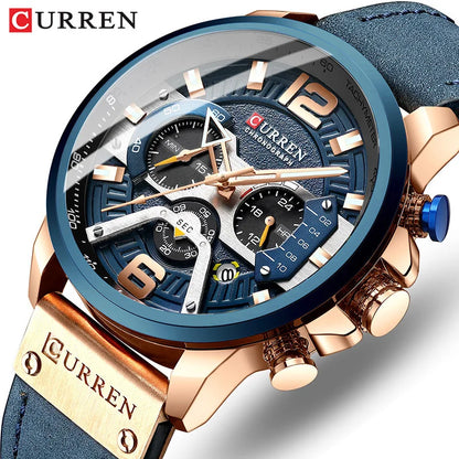 Relógio Masculino Curren 8329 — Cronógrafo