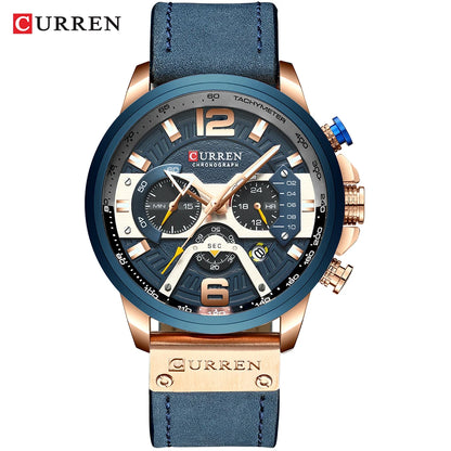 Relógio Masculino Curren 8329 — Cronógrafo