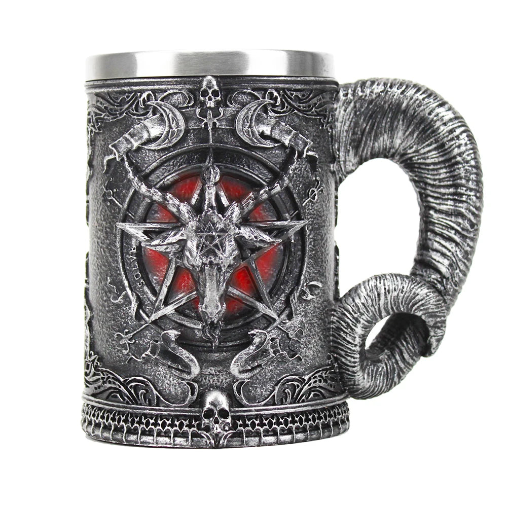 Caneca Baphomet 600 ml em Resina