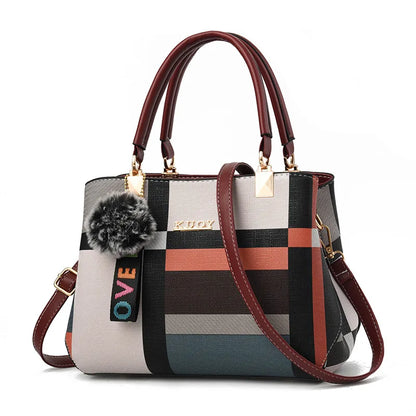 Bolsas elegantes transversais em pele PU