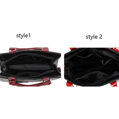 Bolsa transversal casual feminina em couro PU