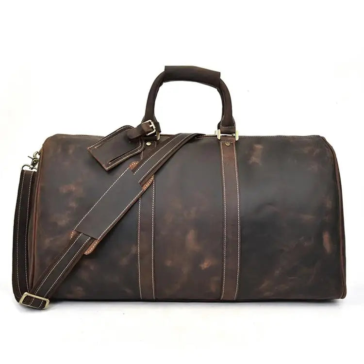 Bolsa masculina em couro legítimo