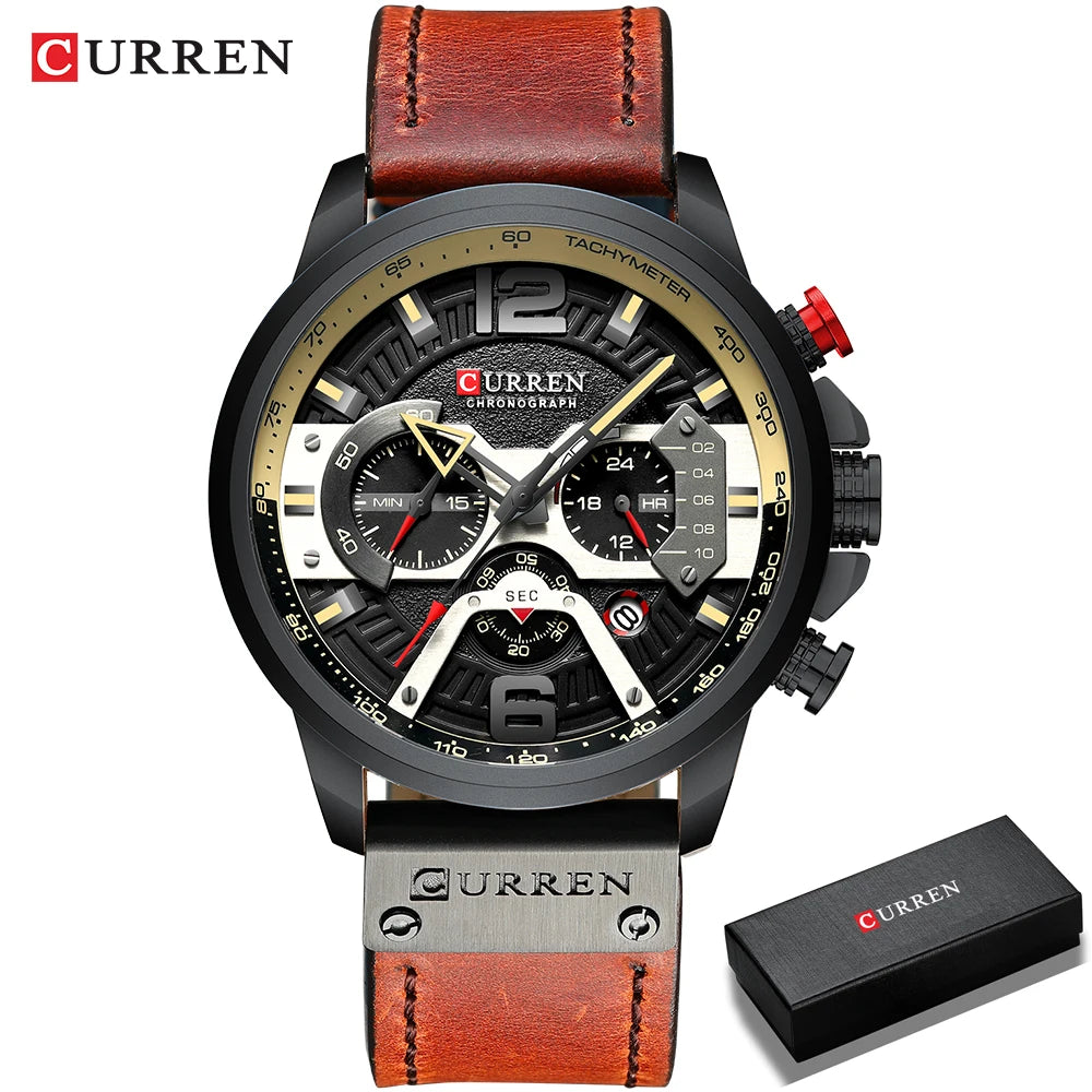 Relógio Masculino Curren 8329 — Cronógrafo