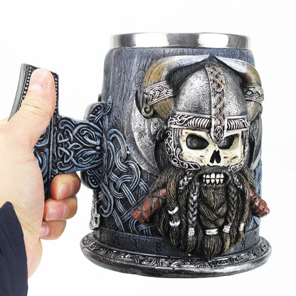 Caneca Viking 600 ml em Resina