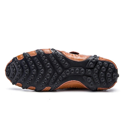 Mocassins Masculinos Clássicos em Couro Genuíno
