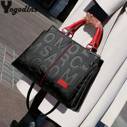 Bolsa transversal casual feminina em couro PU
