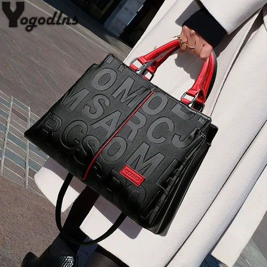 Bolsa transversal casual feminina em couro PU