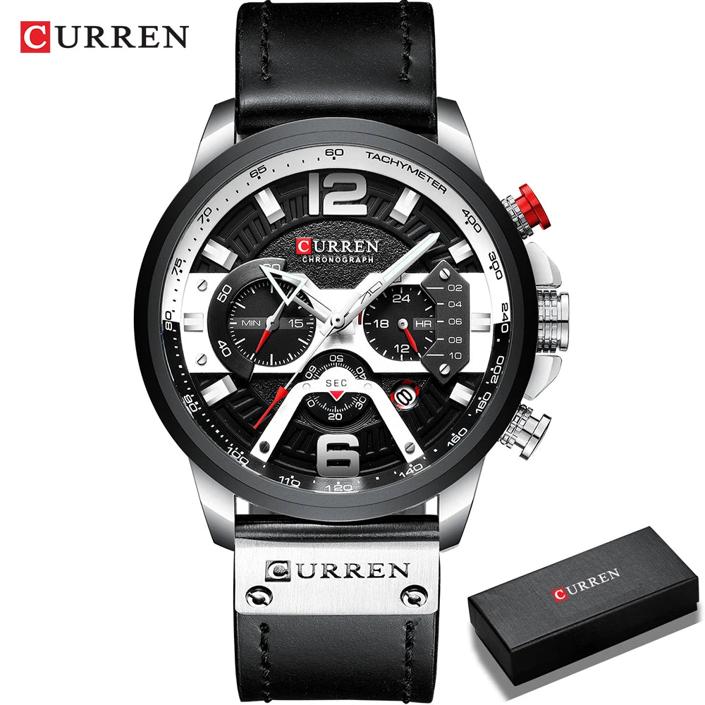 Relógio Masculino Curren 8329 — Cronógrafo