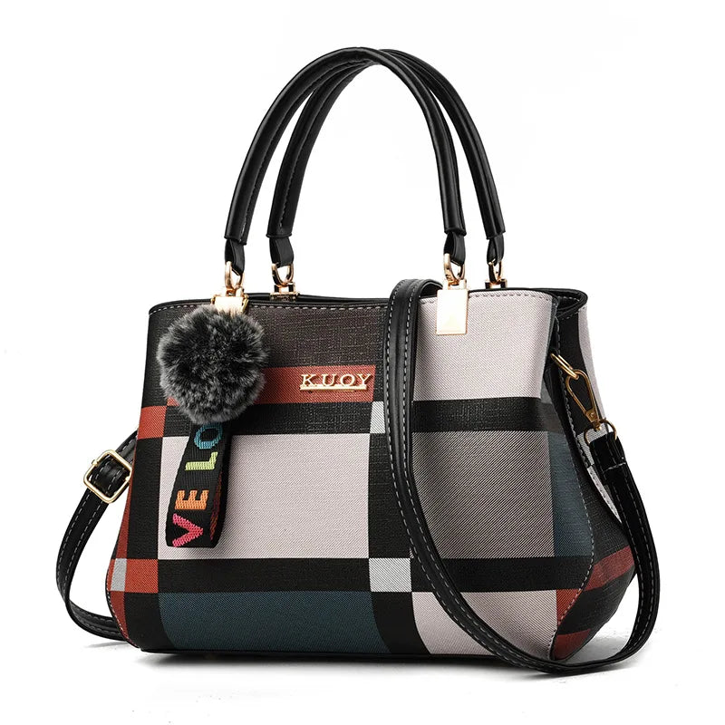 Bolsas elegantes transversais em pele PU