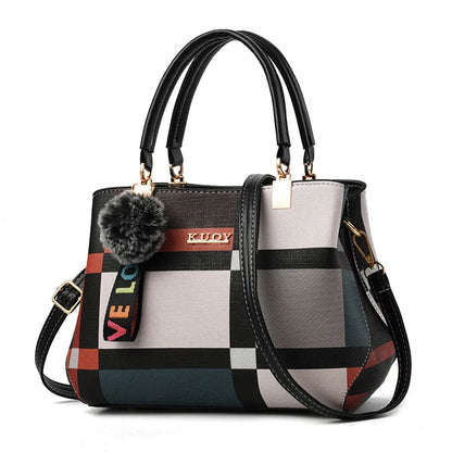 Bolsas elegantes transversais em pele PU