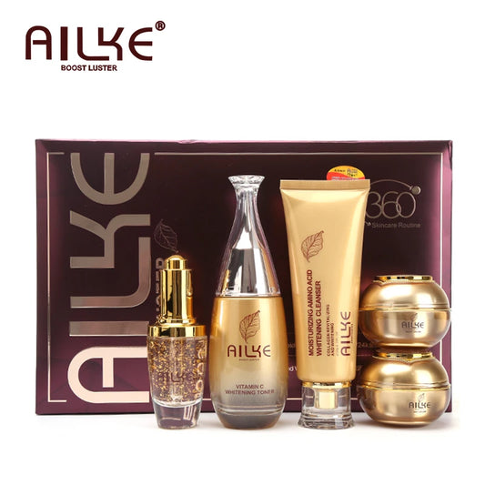 Conjunto de Cuidados Faciais AILKE com Colagénio