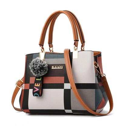 Bolsas elegantes transversais em pele PU