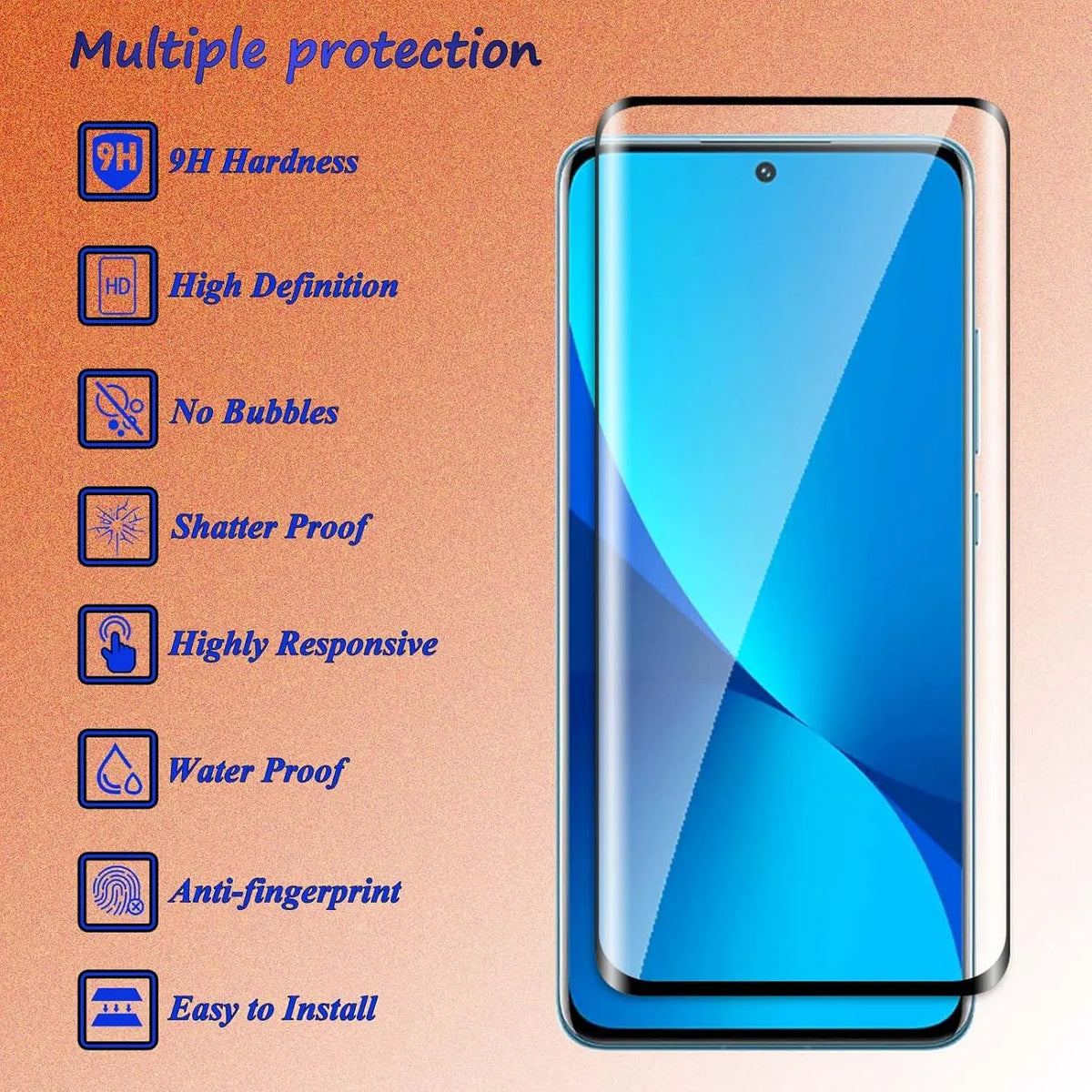 Película de Vidro Temperado para Xiaomi Mi 11, 11 Pro e 11 Ultra