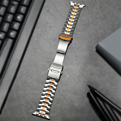 Pulseira de Aço Inoxidável para Apple Watch — 42 a 49 mm