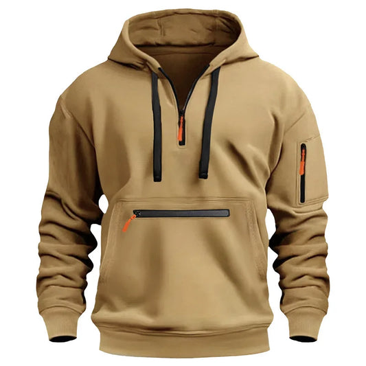 Moletom esportivo casual com capuz