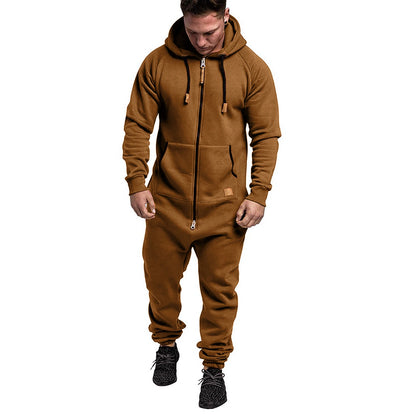 Conjunto Masculino de Moletom com Capuz e Calças