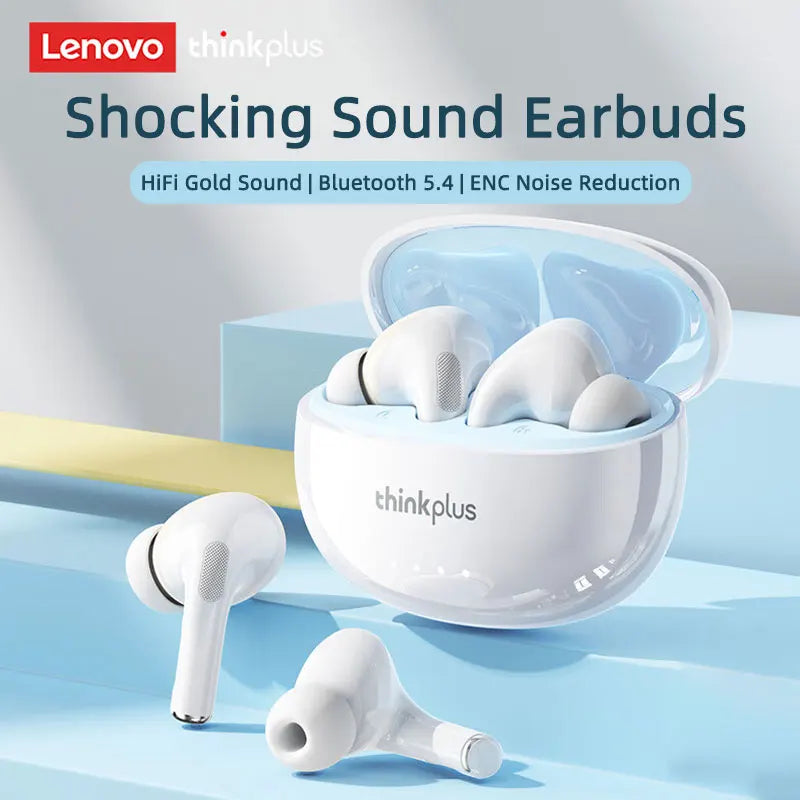 Fones de ouvido sem fio Lenovo LP5 Pro Bluetooth 5.4 TWS com som HiFi