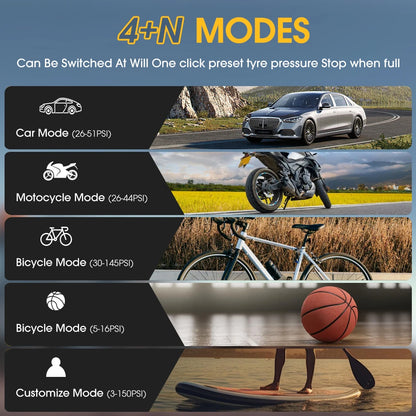 Compressor de ar portátil Carsun para automóveis