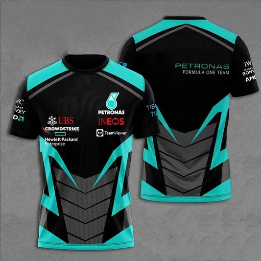 T-shirt F1 esportes ao ar livre