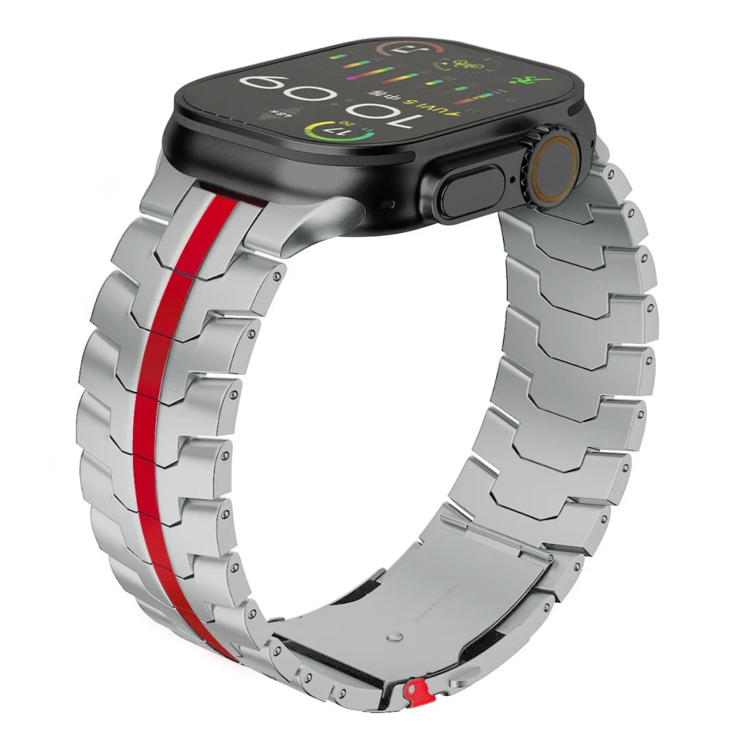 Pulseira de Aço Inoxidável para Apple Watch — 42 a 49 mm