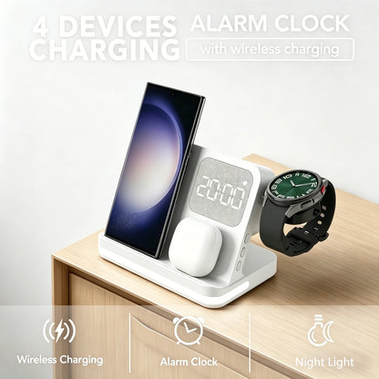 Carregador Sem Fio 4 em 1 para Samsung