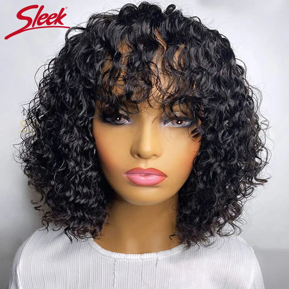 Peruca Curta Pixie Bob de Cabelo Humano Peruano — Onda Jerry