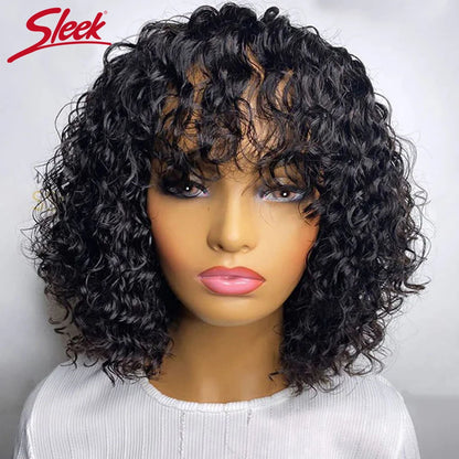 Peruca Curta Pixie Bob de Cabelo Humano Peruano — Onda Jerry