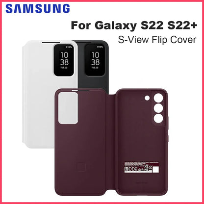 Capa para Galaxy S22, S22Plus S-View Flip