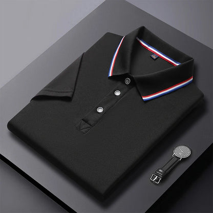 Camisa polo monocromática empresarial