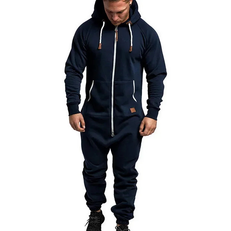 Conjunto Masculino de Moletom com Capuz e Calças