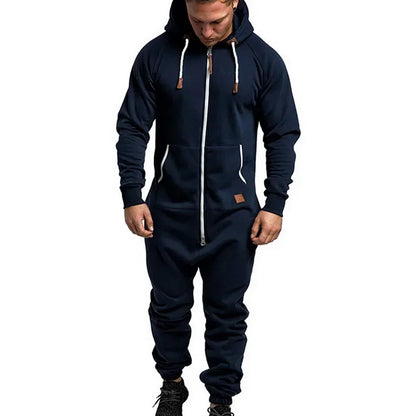 Conjunto Masculino de Moletom com Capuz e Calças