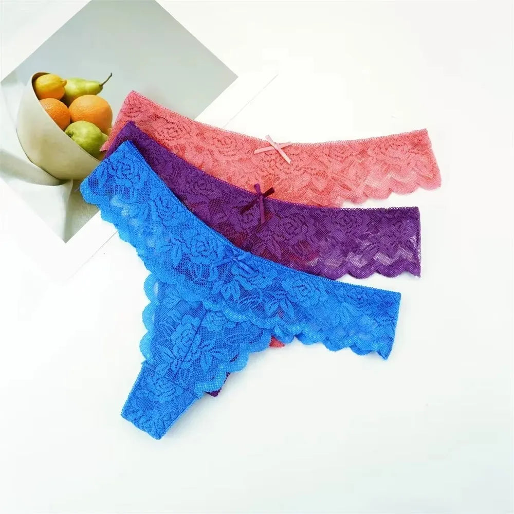 Lingerie de renda transparente