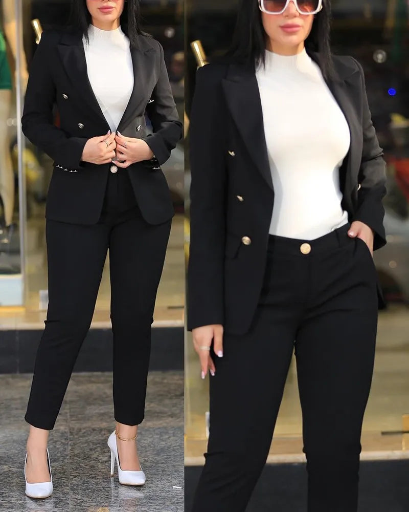 Fato Feminino Nowsaa com Blazer e Calças