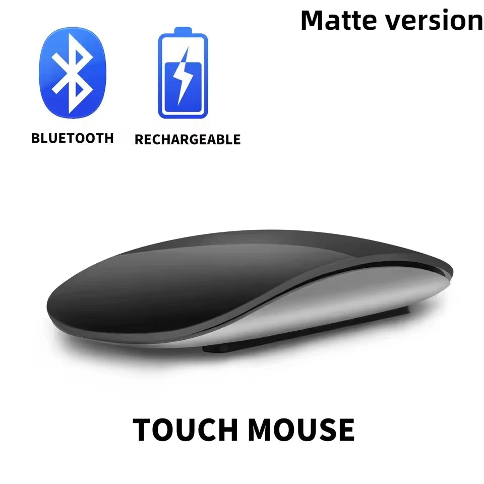 Mouse sem fio Bluetooth recarregável com design fino