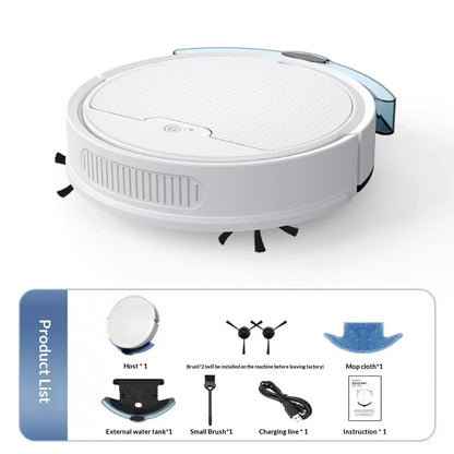 Robô Aspirador 3 em 1 — Varre, Aspira e Passa Pano, Wi-Fi e Design Ultrafino