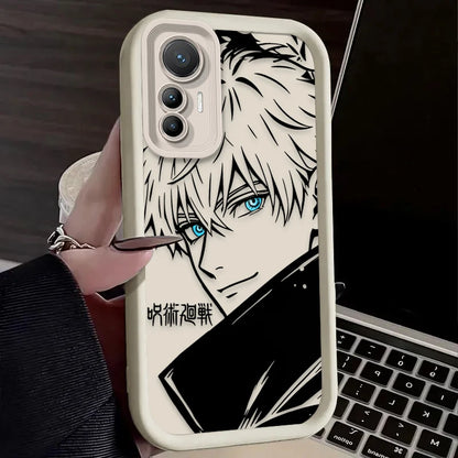 Capa de Silicone Gojo Jujutsu Kaisen para Xiaomi – Proteção e Estilo