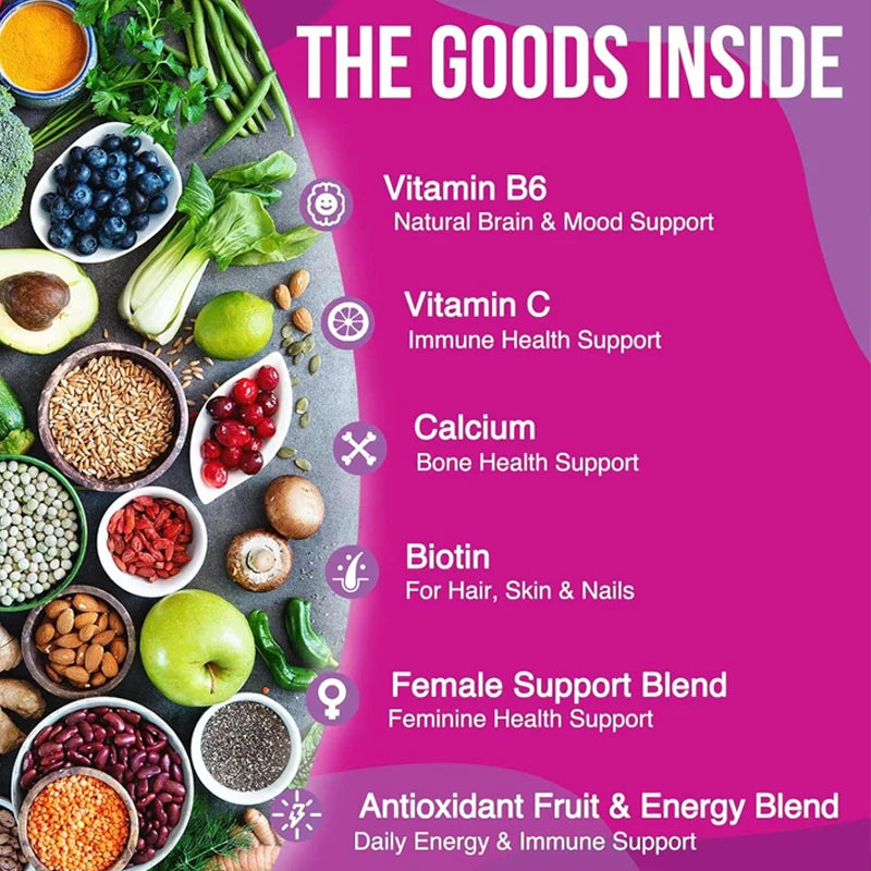 Multivitamínico Feminino Diário – 30/60 Cápsulas