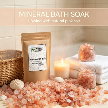 Sal Rosa para Banho e Spa