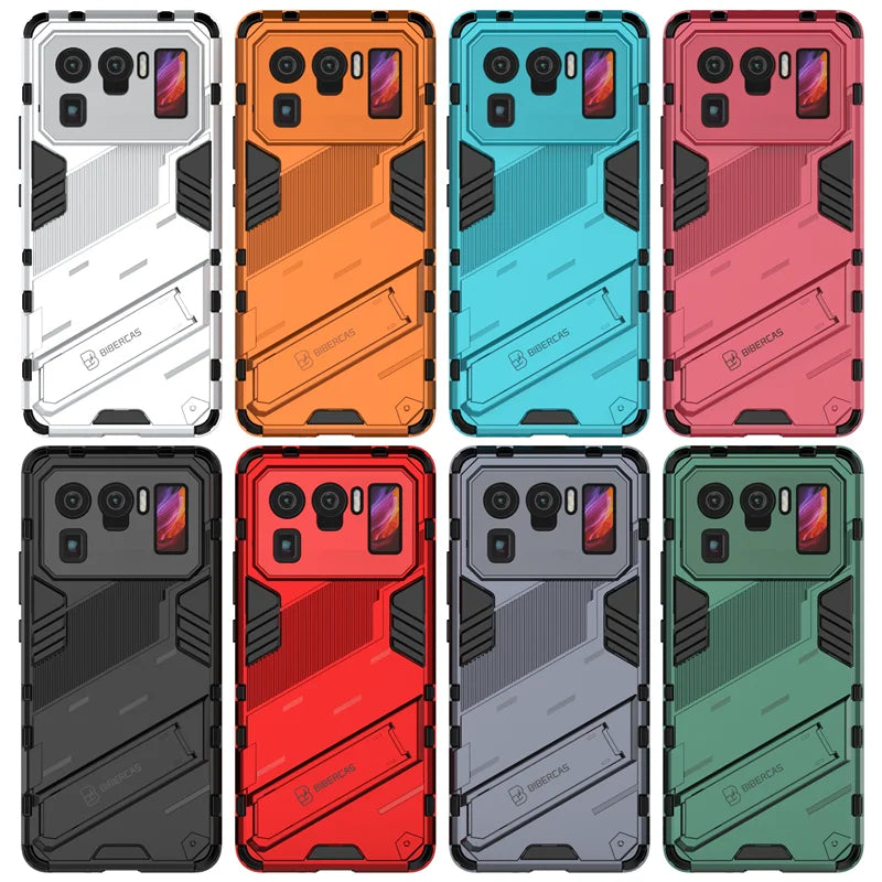 Capa Antichoque com Suporte para Xiaomi Mi 11 Ultra e Outros Modelos