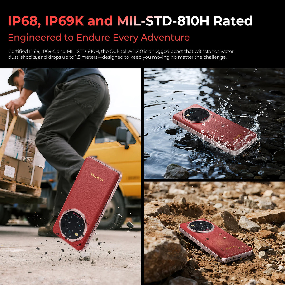 OUKITEL WP210 — Telefone Robusto 5G