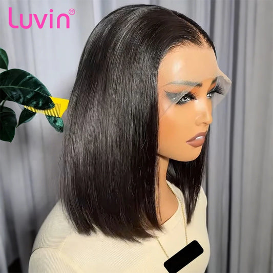 Perucas de cabelo humano de renda frontal