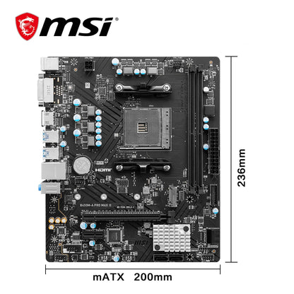 MSI-Placa-mãe Dual-Channel, M.2 SATAIII, USB 3.2, soquete de CPU R9