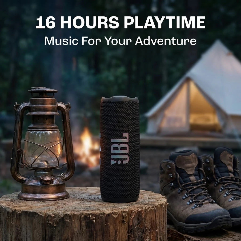 Caixa de Som Portátil JBL Flip 7 — Bluetooth, IP68 e até 16 Horas de Reprodução