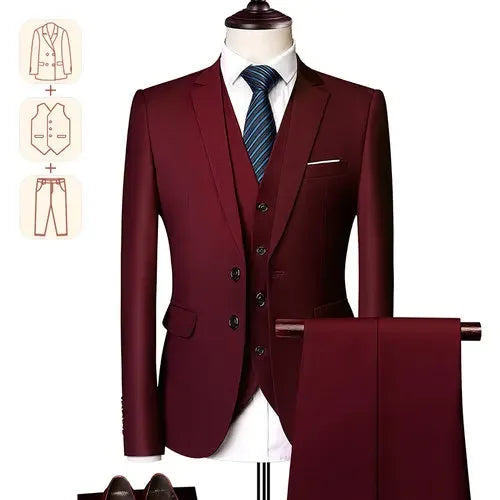 Conjunto de terno formal masculino