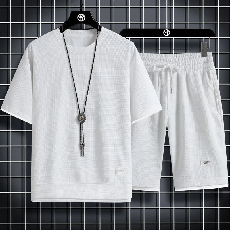 Conjunto Masculino de 2 Peças para Treino, Ginásio e Lazer