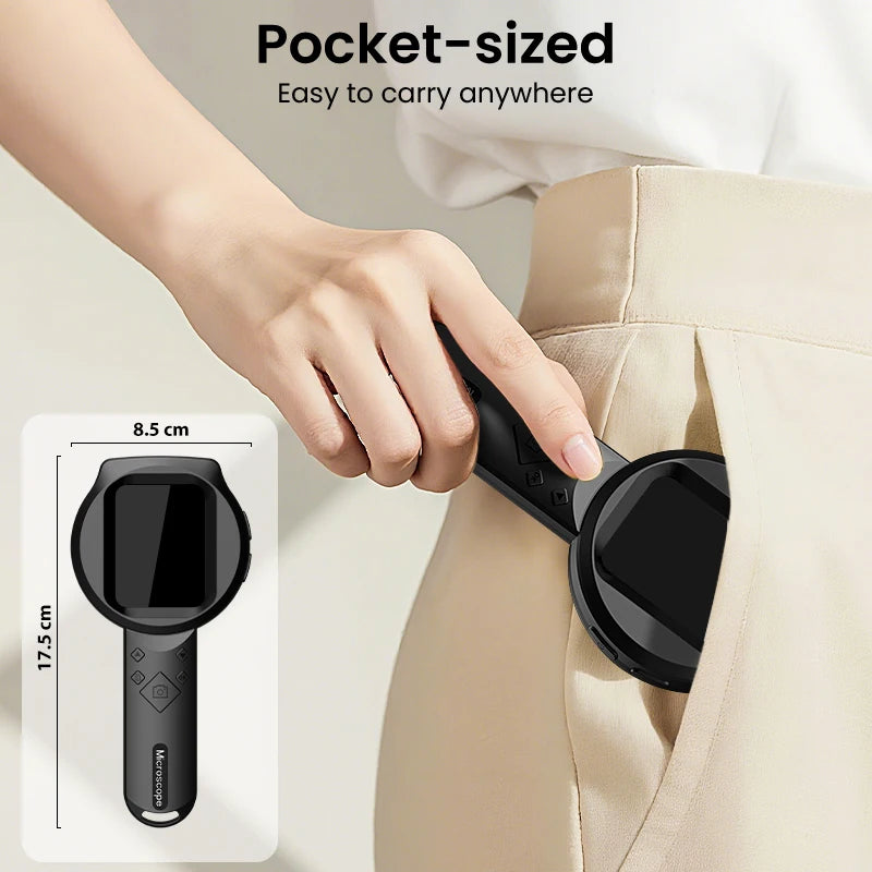 Lupa digital ips de 2.8 polegadas